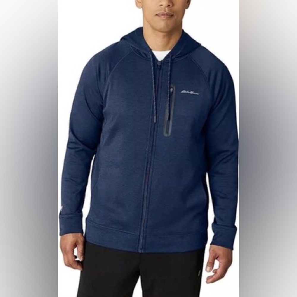 Eddie Bauer Men’s Performance Active Full Zip Hooded Jacket - Size XL